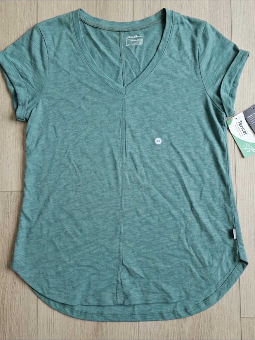 NWT Eddie Bauer Women's Gate Check T-Shirt (Size XS)